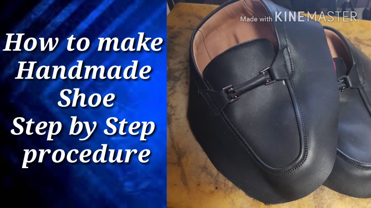 How to make Handmade Shoe step by step by Ethiopian Designer Eyob b