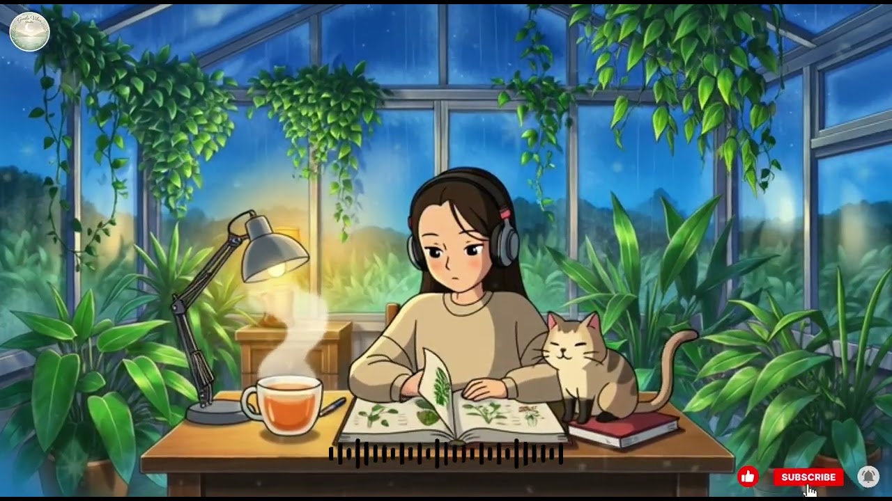 Midnight Greenhouse 🌙 Relaxing Lofi Beats for Botany & Life Sciences