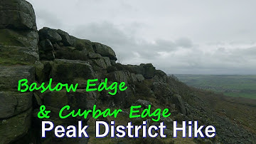 Baslow Edge and Curbar Edge from Calver ¦ Peak District Hike