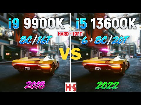 i9 9900K vs i5 13600K / Test in 9 Games / Which is Better?