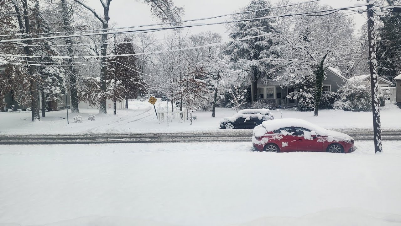 I'm Dorrane is live! Snow storm in New Jersey - YouTube