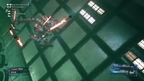 FF7 remake Scorpion Sentinel speedrun [2:33.73] normal, no damage