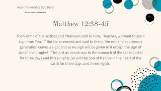 Book of Matthew 12:38-45