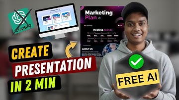 free ai presenter generator | how to make ppt using ai free