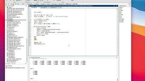 Basic tutorial on the iterative Rayleigh Power Method in Matlab/Octave.