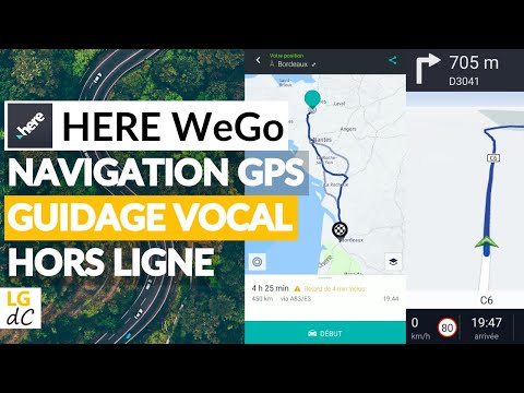 HERE WeGo : L'application Android | Navigation GPS, guidage vocal, cartes hors ligne, itinéraires...