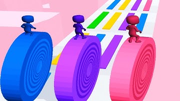 LAYERS ROLL game HIGH SCORE 🌈👮‍♂️🔥 Gameplay All Levels Walkthrough iOS, Android New Game 3DMaxPros