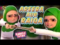 Raiqa aur areeba ka muqabla  new episode  kaneez fatima new cartoon   3d animation  kidsland