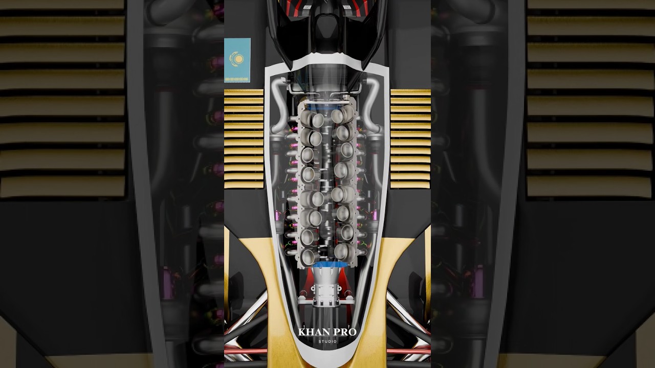 F1 car animation process 