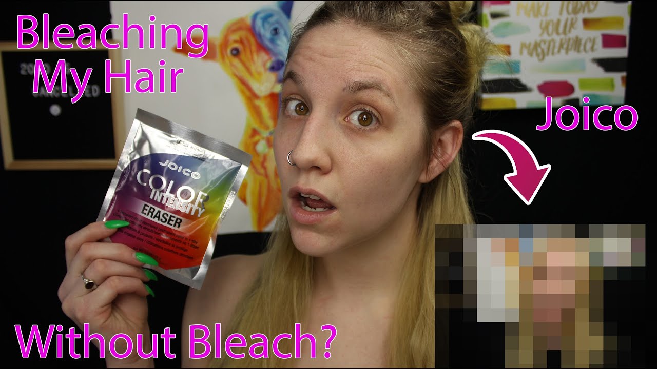 Can you lighten your hair without bleach at home?!?! Joico Color Eraser