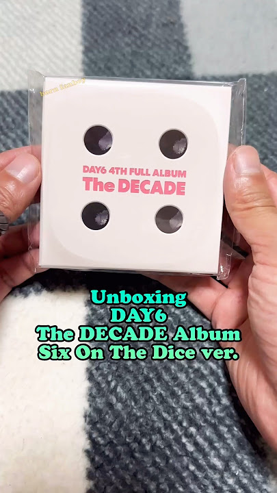 Unboxing DAY6 - The DECADE Album Six On The Dice ver.
