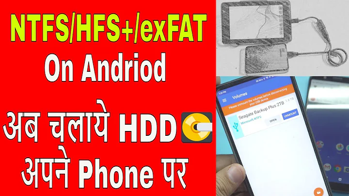 How to Use NTFS/HFS+ HDD or Pen Drive on Android Phones..