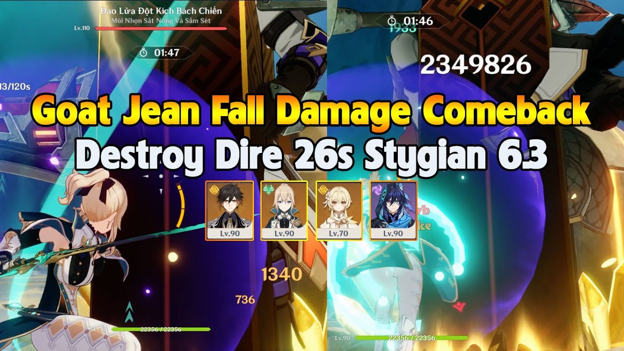 Goat Jean Fall Damage Comeback Destroy Dire 26s New Stygian Onslaught 6.3