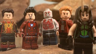 LEGO Avengers Infinity War | Guardians of the Galaxy Arrive on Titan | Lego Stop Motion Animation