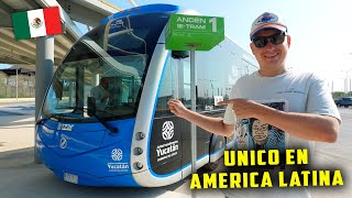 🇲🇽PROBAMOS EL NUEVO TRANSPORTE ÚNICO EN AMERICA LATINA: IE TRAM | ¿ES TAN BUENO COMO DICEN?