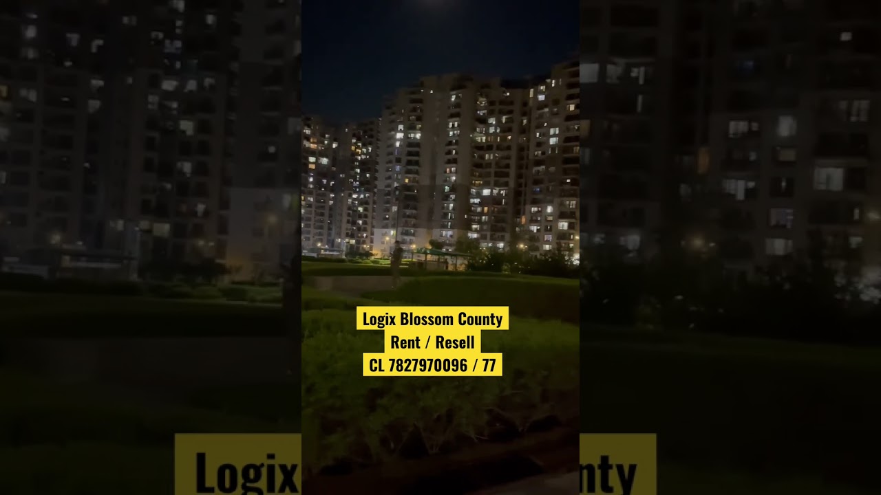 Flats for Rent || Flats For Sell || Logix Blossom County, Sector 137, Noida Expressway || 7827970032