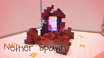 Simple Nether Spawn Build Tutorial✨ | Blockman Go Sky block