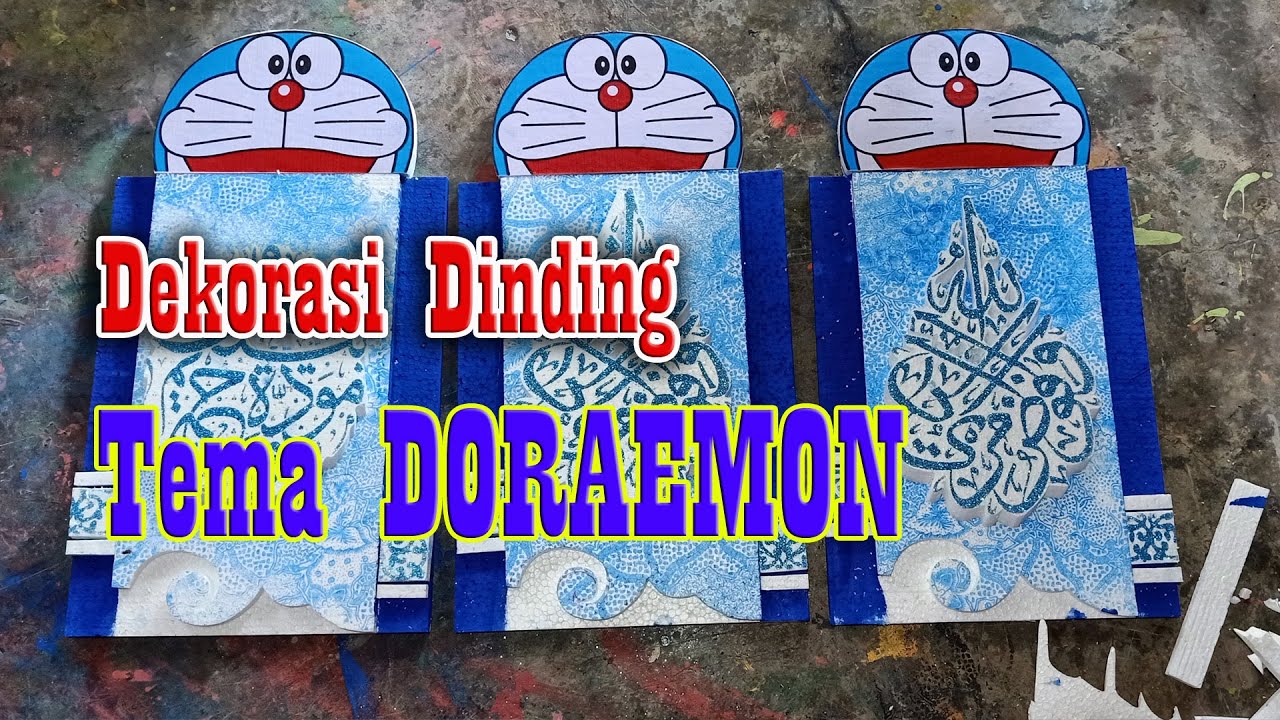 DEKORASI DINDING tema doraemon #1 3 | STYROFOAM / GABUS ...