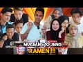 Mukbang 10 jenis ramen 10x pedas  mimi tak tahan kepedasanya