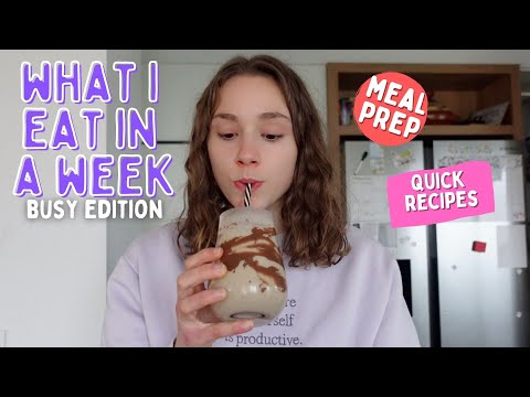 WHAT I EAT IN A (busy) WEEK 😋// healthy & vegan 🌱