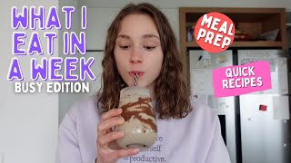 (Werbung) WHAT I EAT IN A (busy) WEEK 😋// healthy & vegan 🌱