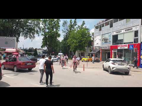 Bisiklet Kafilesi Hendek’te Mola Verdi