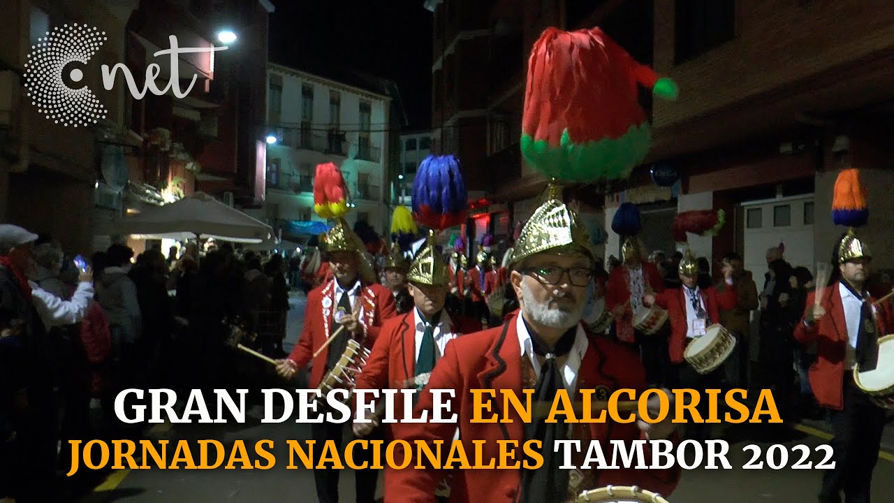 XXXV Jornadas Nacionales del Tambor y el Bombo en Alcorisa | DESFILE