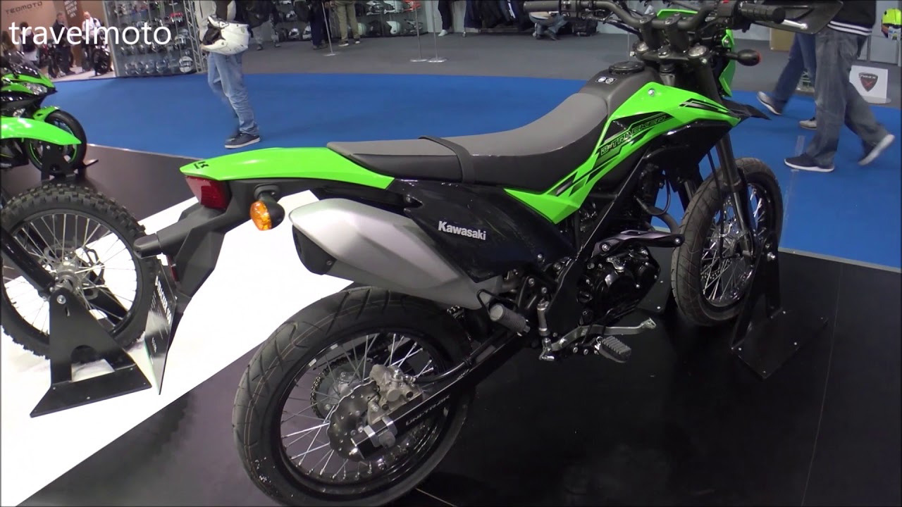 The 2018 Kawasaki  D  TRACKER  150  motard YouTube