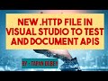 New .http file in visual studio to Test and Document APIs