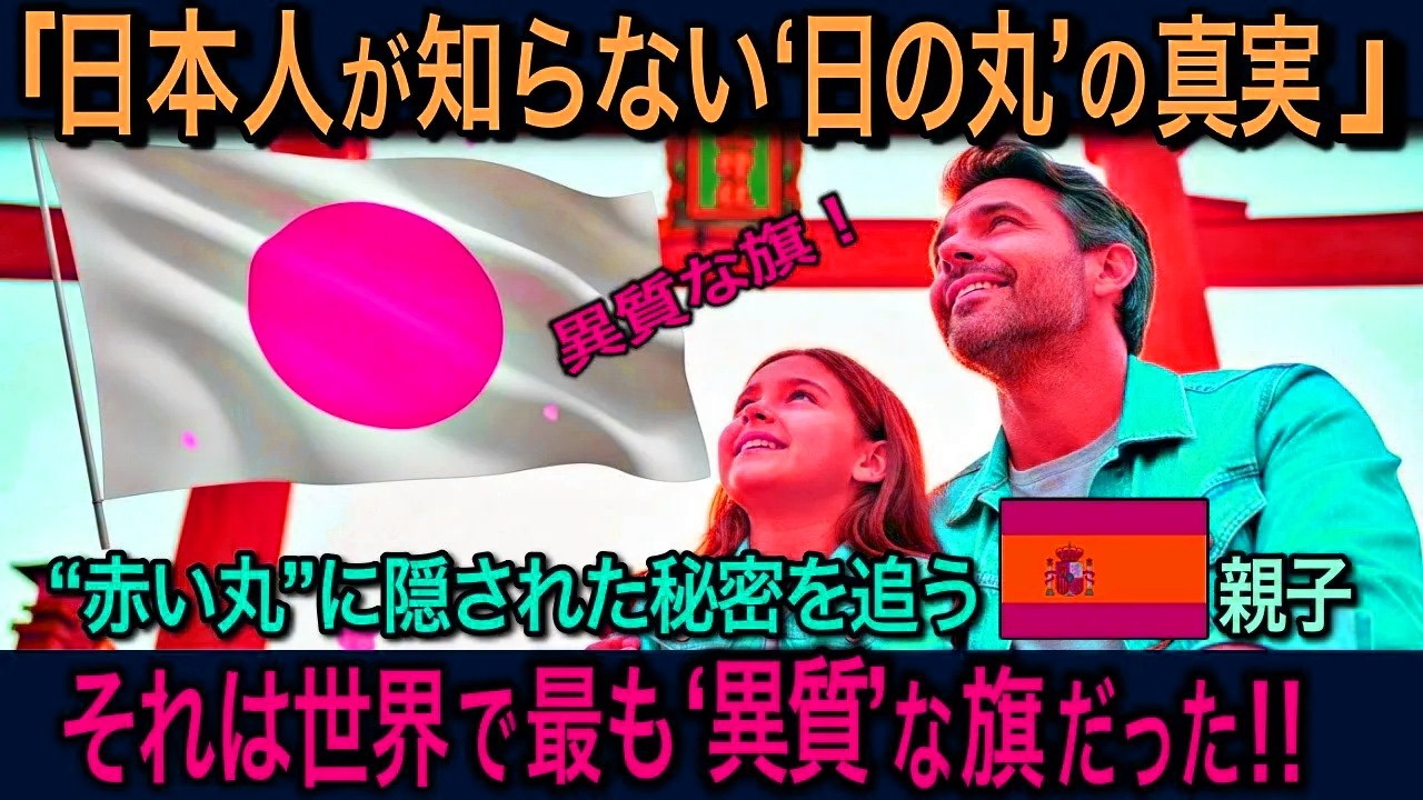 【海外の反応】日本人が知らない日の丸の真実。「なぜ日本だけ“赤い丸”を選んだのか？」海外デザイナーが驚いた世界でも特異な日本国旗だけに秘められた哲学【日本賞賛】