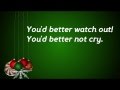 Santa claus is coming to town lyrics  children version