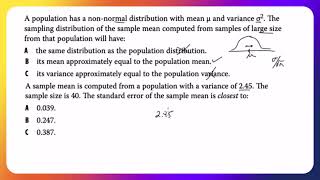 Module 02 | Chapter 07 | Quant Methods: Estimation & Inference | V03 EOC Practice