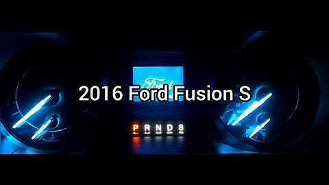 Ford - Fusion - 2016 - S: Gauge Cluster Startup Sequence