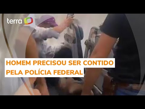 Passageiro 'transtornado' quebra poltronas durante voo da Gol e é contido pela PF