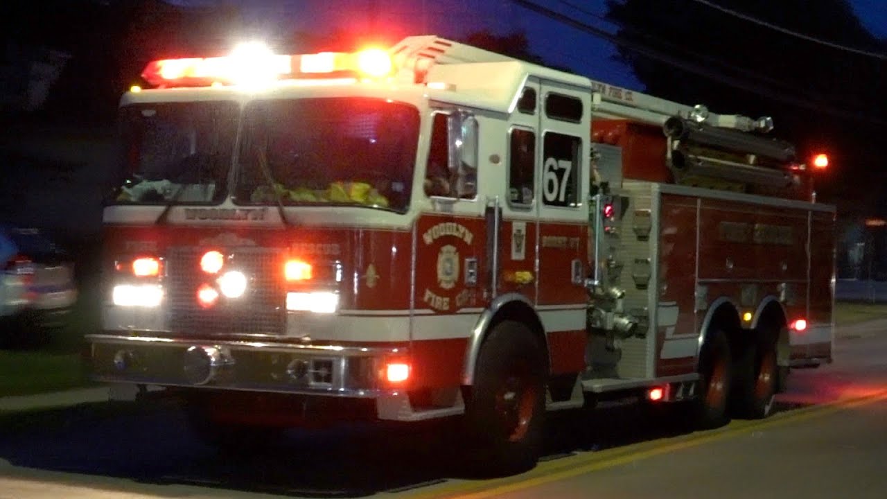 Woodlyn Fire Company Squrt 67 Responding YouTube