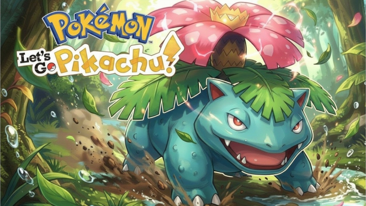 Venusaur Evoluciona Ep. 3 - Pokémon: Let's Go, Pikachu!