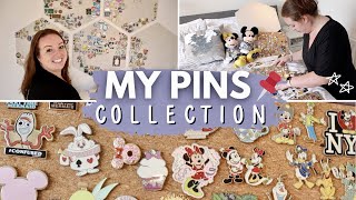 MY PIN COLLECTION & DISPLAY!  new boards, Disney & travel favourites, pin trading & organisation!