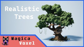 Realistic Trees in MagicaVoxel