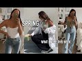 What I Wear in a Week || Spring Outfits of the Week 2021, Trendy Spring Outfit Ideas