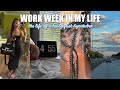 work week in my life : the life of a hairstylist & youtuber (time to myself, shopping, appts, gym..)