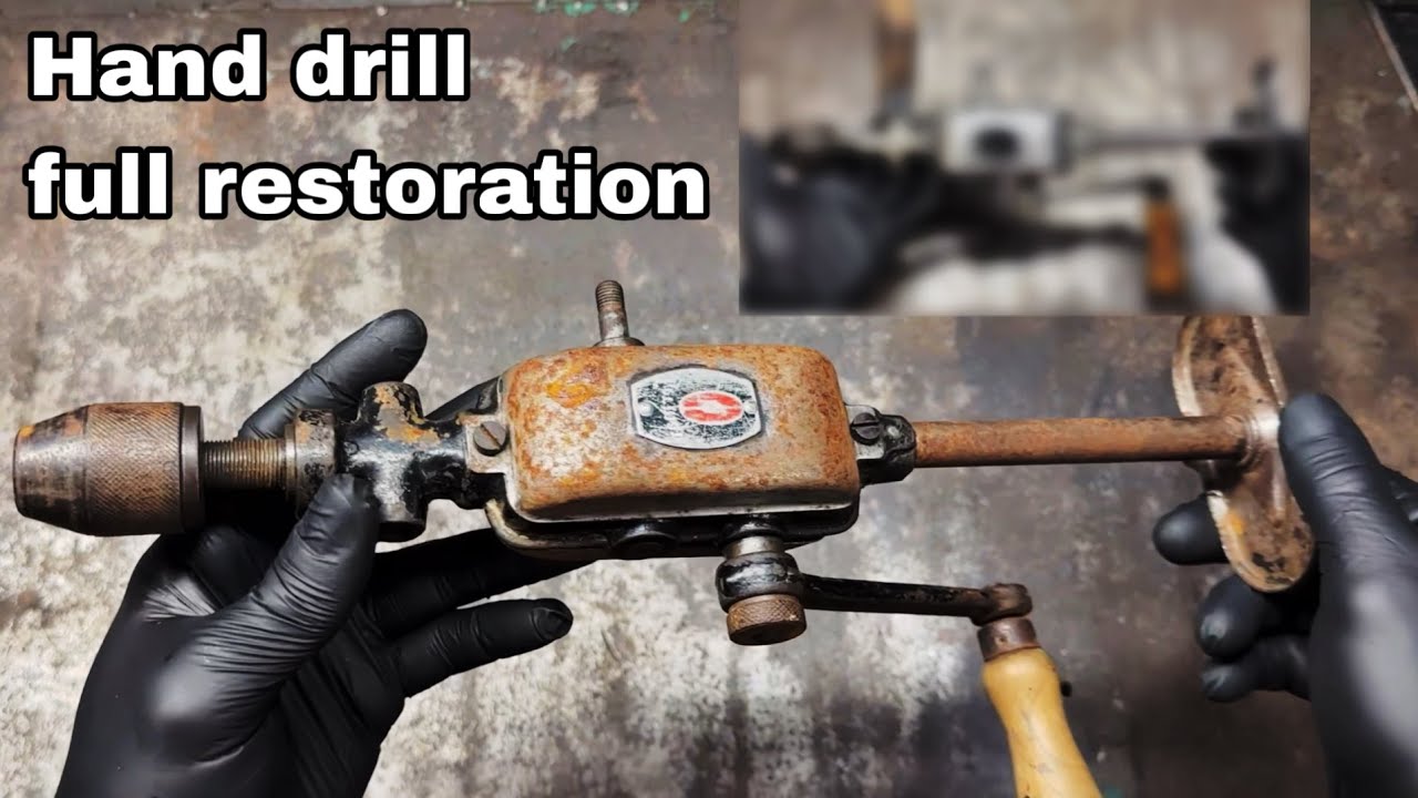 German hand drill full restoration