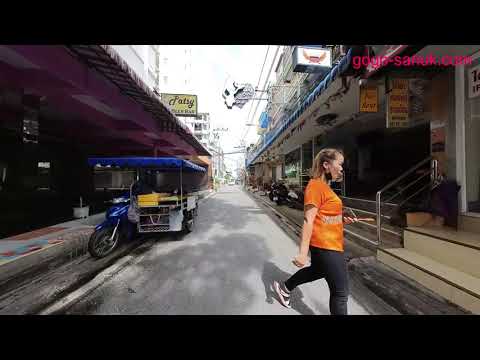 Pattaya, Thailand, September 2022 - Morning Beach Road Soi8 and Soi7. @gogo-sanuk