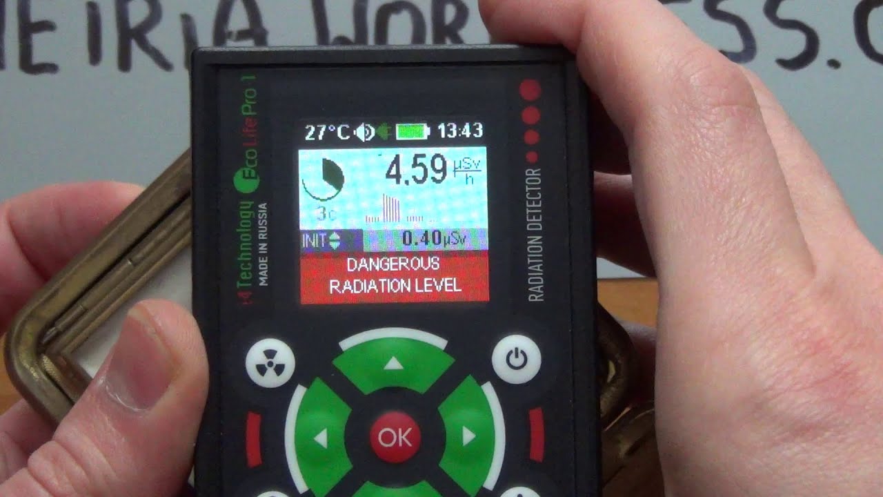Dozymetr Dosimeter i4technology Radiometr EcoLifePro-1 Geiger Counter Nuclear radiation