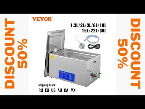 Nettoyeur À Ultrasons 600w, En Acier Inoxydable, 2l 3l 6l 10l 15l