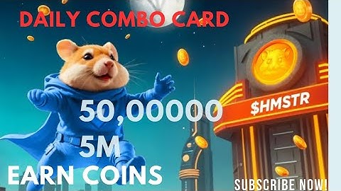 hamster Kombat daily combo card today/ hamster Kombat daily combo card today