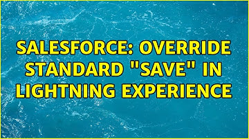 Salesforce: Override standard "Save" in Lightning Experience