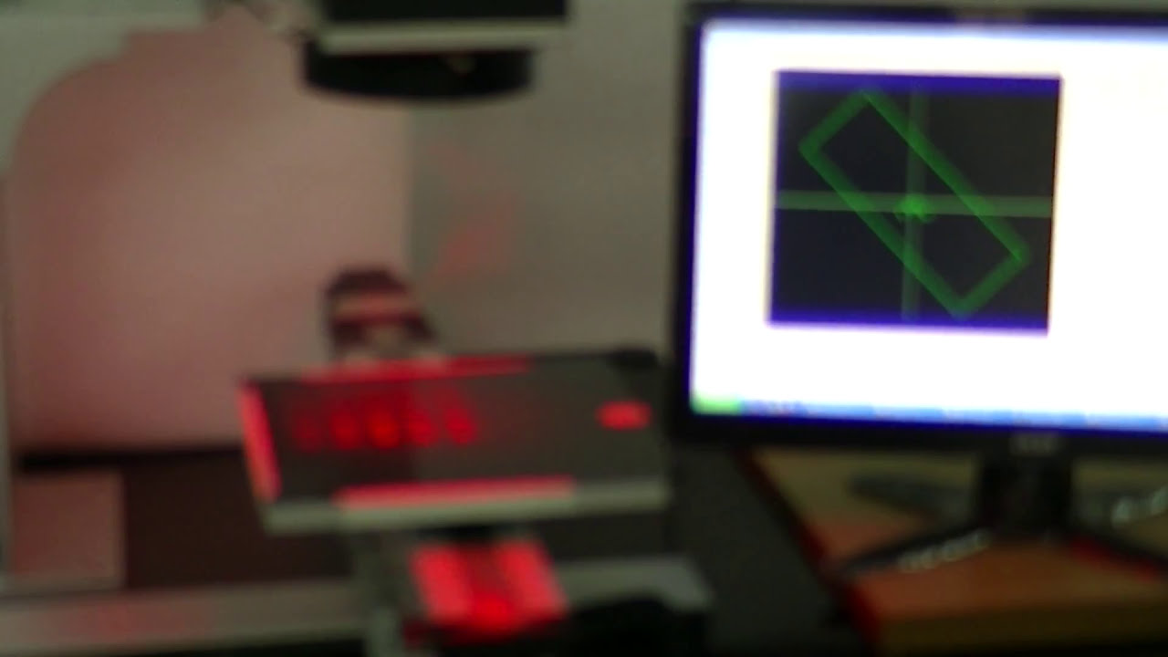 Laser Marking with CCD Auto Alignment Camera System - YouTube