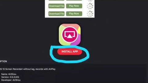 AirShou 2017 IOS 10 | Download and Record Your Screen