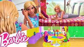 سبب غريب!! باربي ترفض الخروج مع صديقاتها?روتين باربي اليومي‍‍‍barbie dream house new  episode