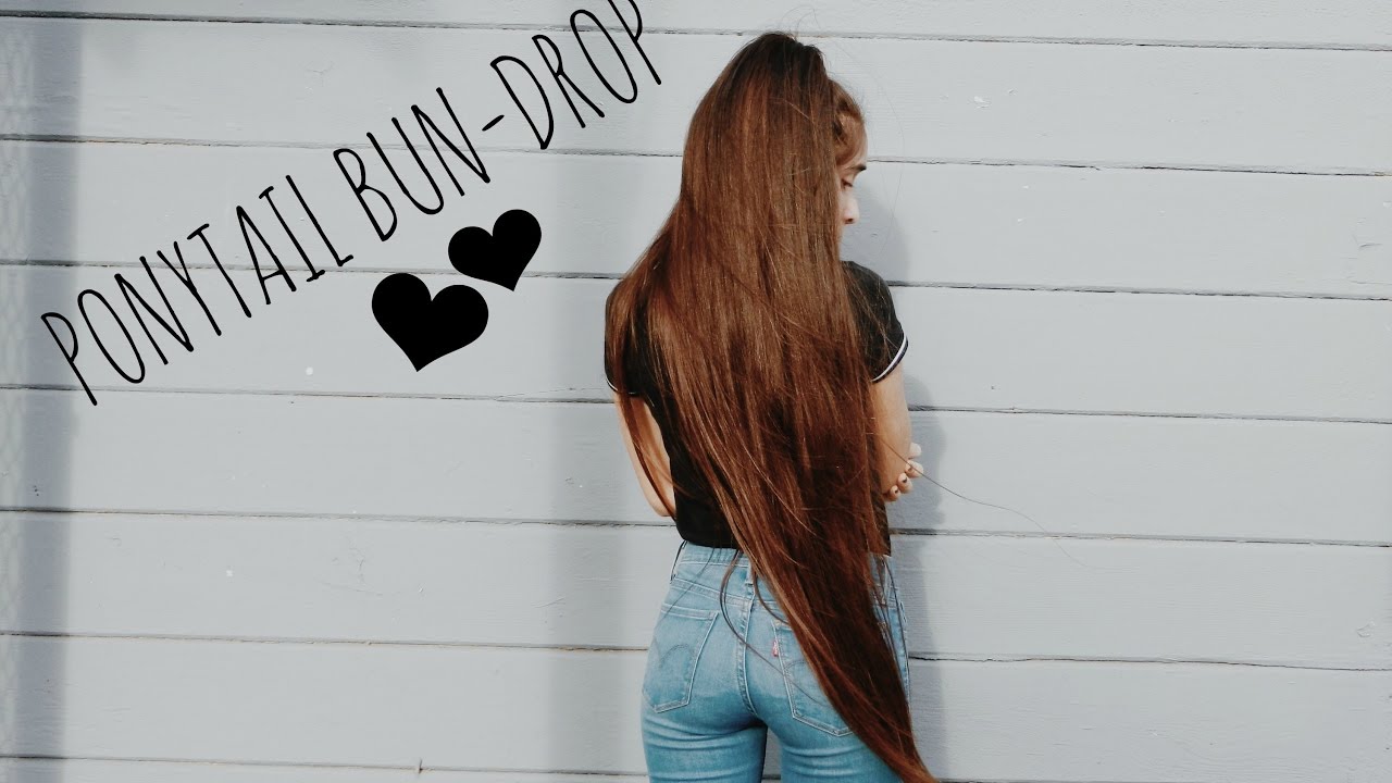 SUPER LONG PONYTAIL BUN DROP! (7)| Elizabeth